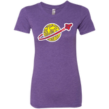 T-Shirts Purple Rush / Small Building in Space Women's Triblend T-Shirt