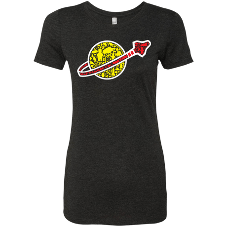 T-Shirts Vintage Black / Small Building in Space Women's Triblend T-Shirt