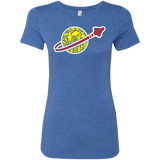 T-Shirts Vintage Royal / Small Building in Space Women's Triblend T-Shirt
