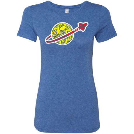 T-Shirts Vintage Royal / Small Building in Space Women's Triblend T-Shirt