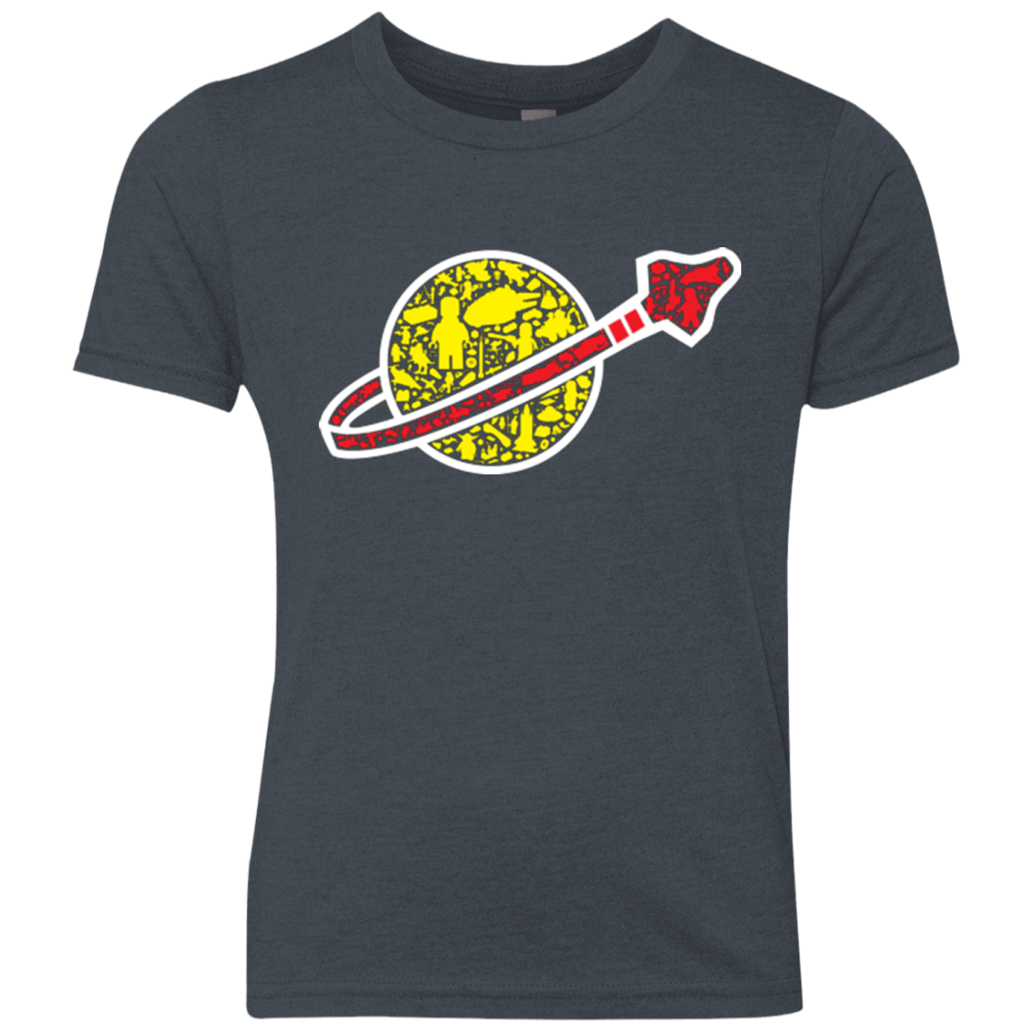 T-Shirts Vintage Navy / YXS Building in Space Youth Triblend T-Shirt