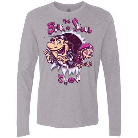 T-Shirts Heather Grey / Small Bulk and Skull Show Men's Premium Long Sleeve