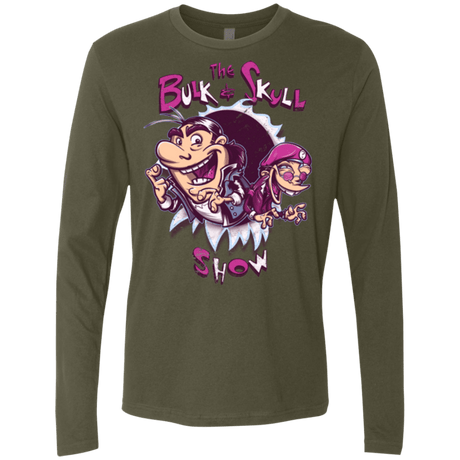 T-Shirts Military Green / Small Bulk and Skull Show Men's Premium Long Sleeve