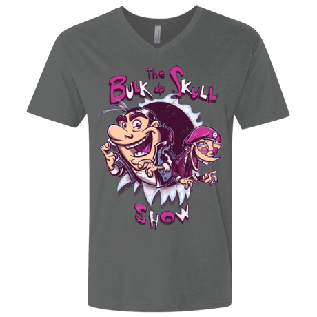 T-Shirts Heavy Metal / X-Small Bulk and Skull Show Men's Premium V-Neck