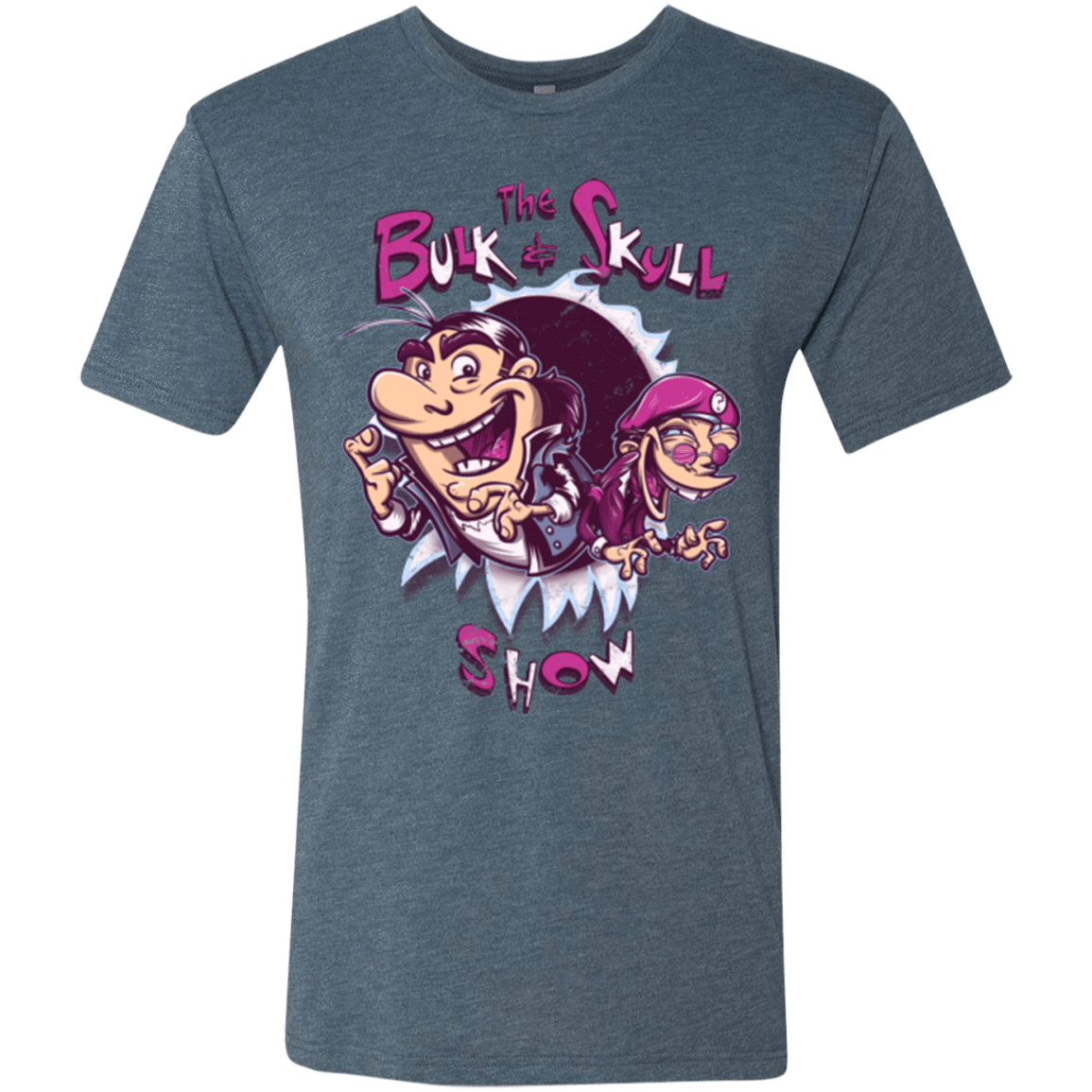 T-Shirts Indigo / Small Bulk and Skull Show Men's Triblend T-Shirt