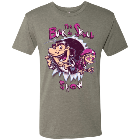 T-Shirts Venetian Grey / Small Bulk and Skull Show Men's Triblend T-Shirt