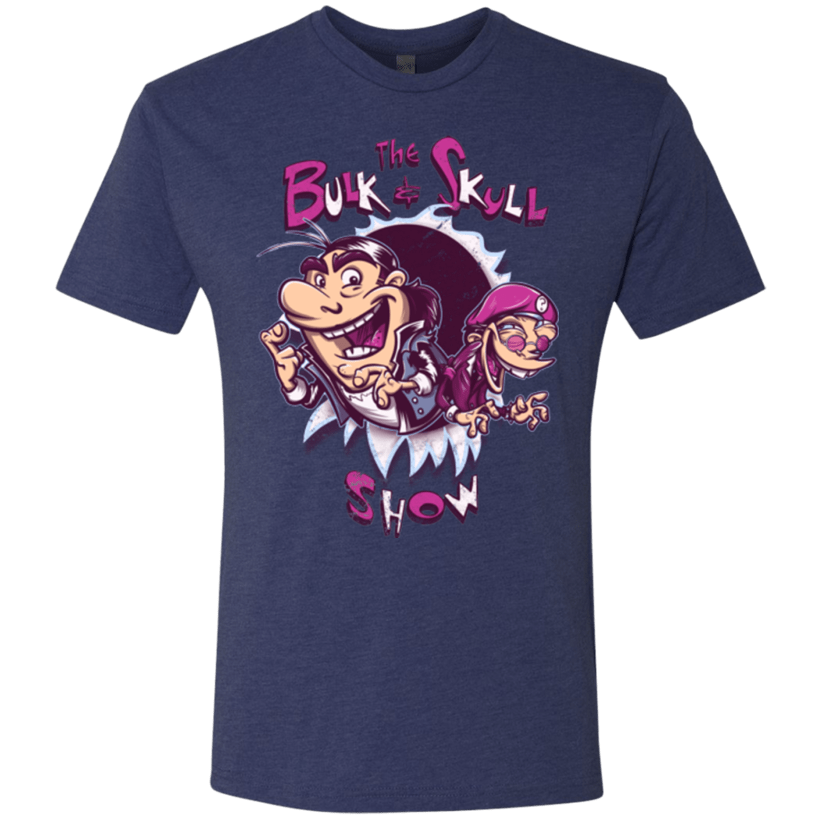 T-Shirts Vintage Navy / Small Bulk and Skull Show Men's Triblend T-Shirt