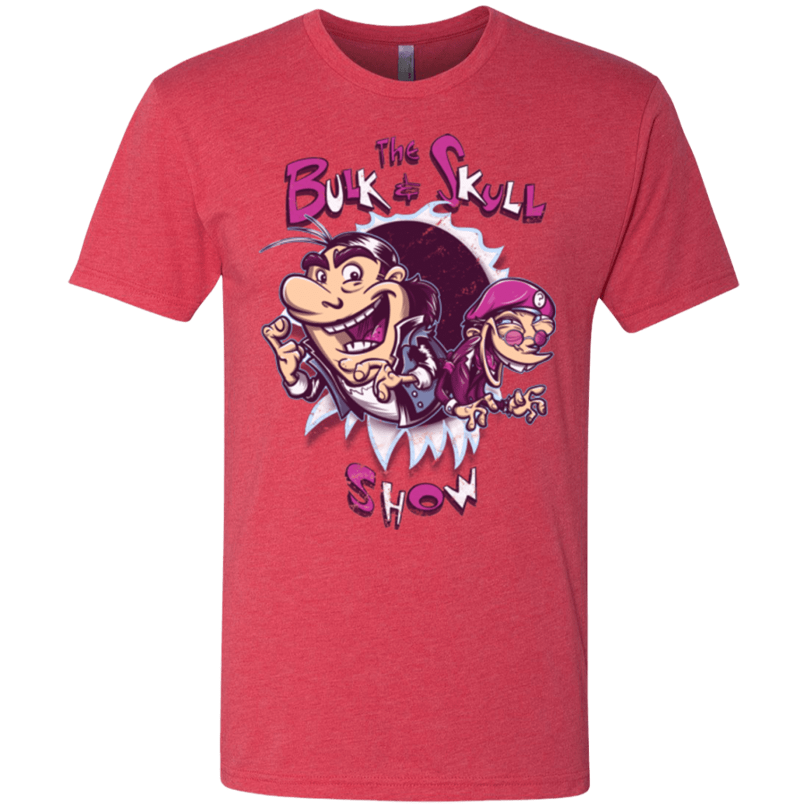 T-Shirts Vintage Red / Small Bulk and Skull Show Men's Triblend T-Shirt