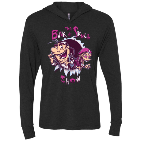 T-Shirts Vintage Black / X-Small Bulk and Skull Show Triblend Long Sleeve Hoodie Tee