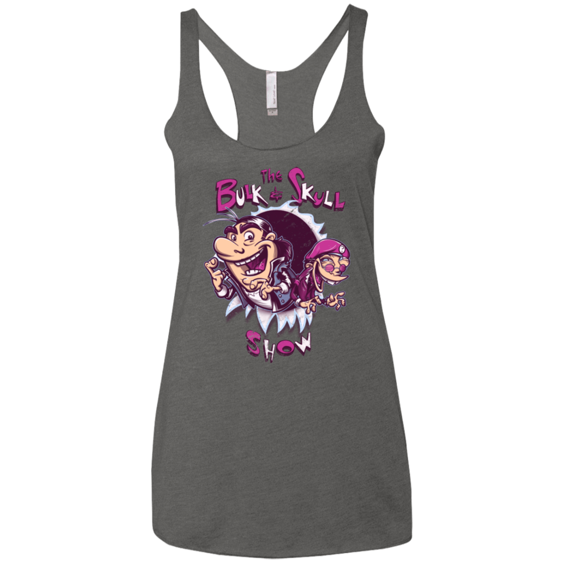 T-Shirts Premium Heather / X-Small Bulk and Skull Show Women's Triblend Racerback Tank