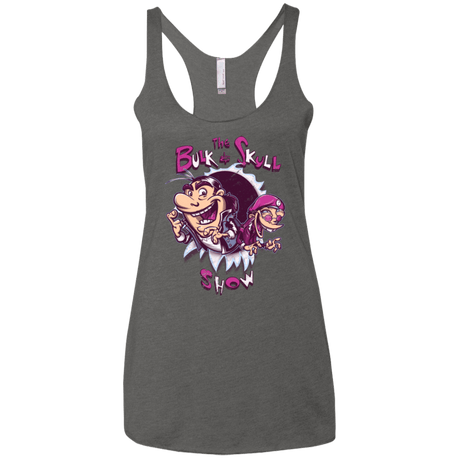 T-Shirts Premium Heather / X-Small Bulk and Skull Show Women's Triblend Racerback Tank
