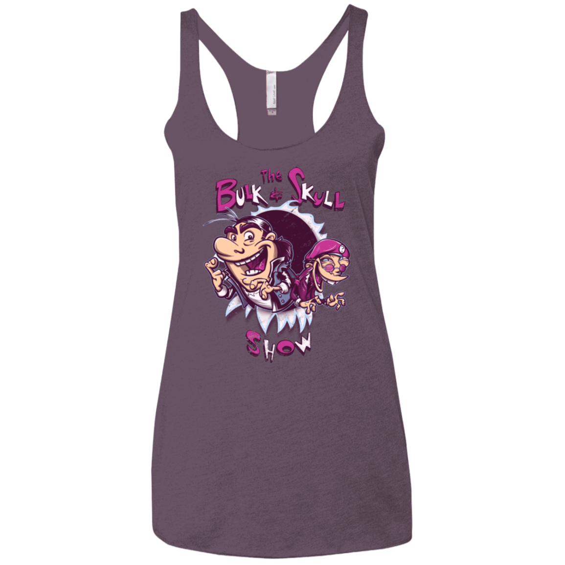 T-Shirts Vintage Purple / X-Small Bulk and Skull Show Women's Triblend Racerback Tank