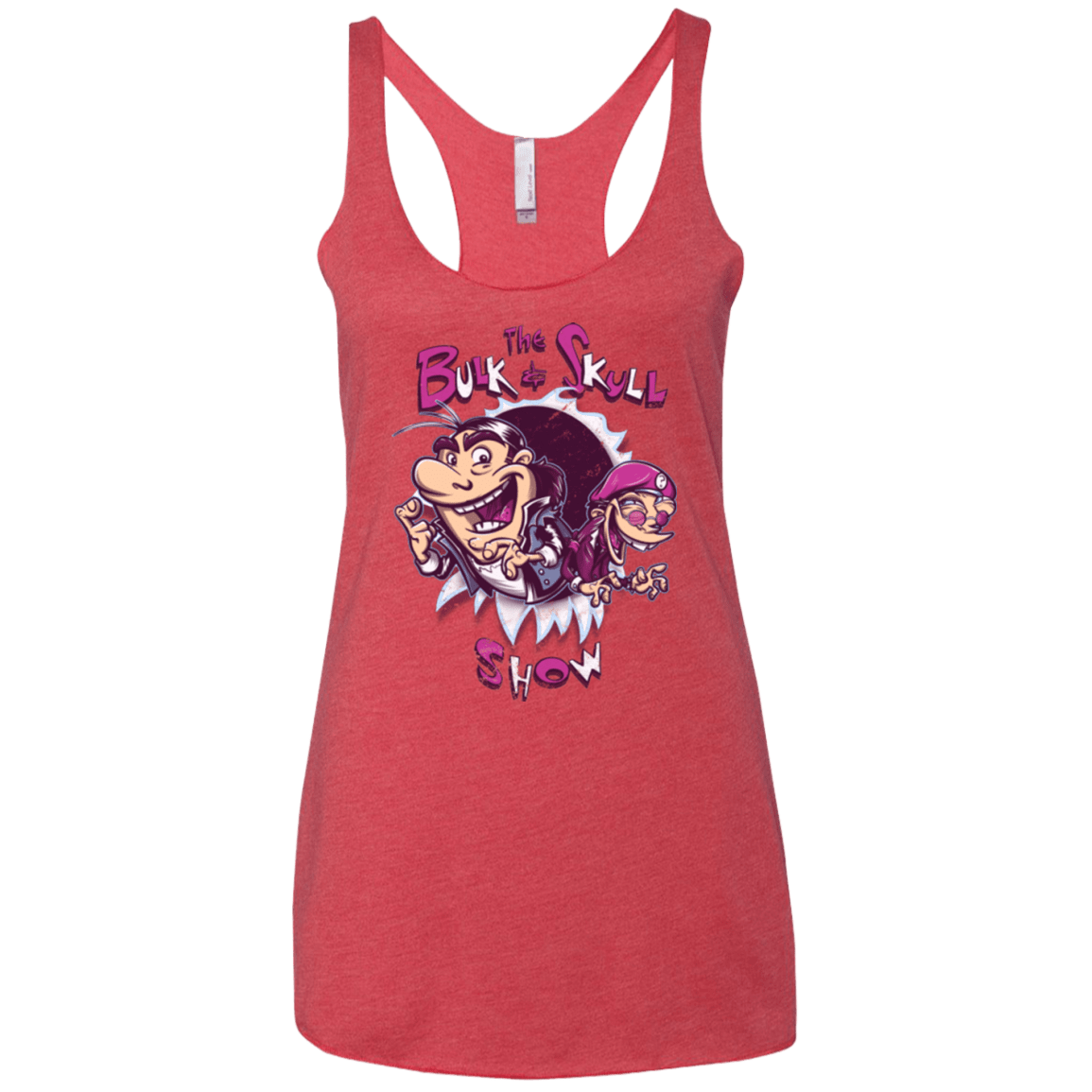 T-Shirts Vintage Red / X-Small Bulk and Skull Show Women's Triblend Racerback Tank