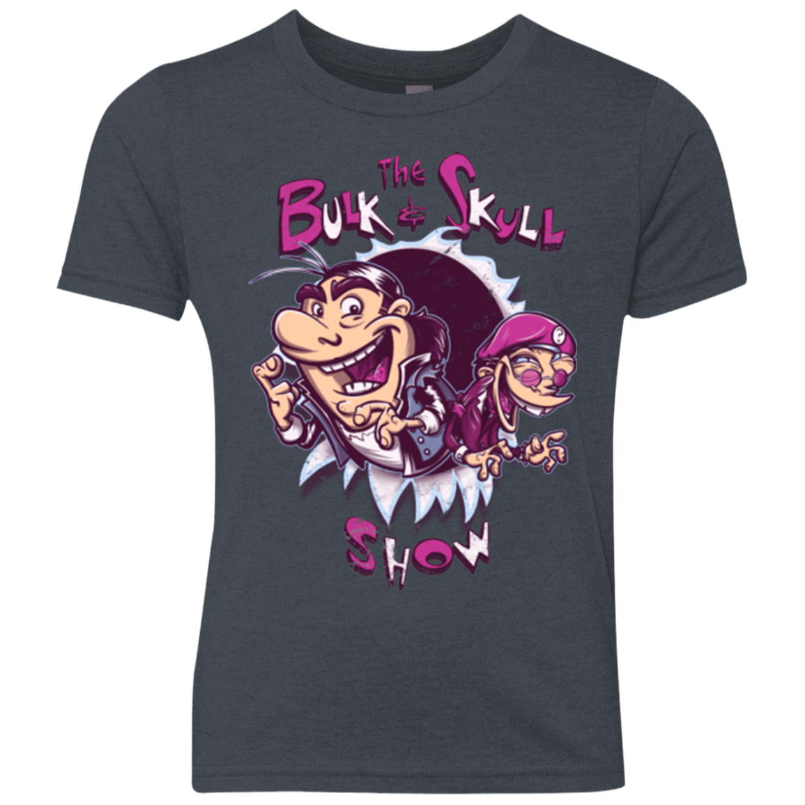 T-Shirts Vintage Navy / YXS Bulk and Skull Show Youth Triblend T-Shirt