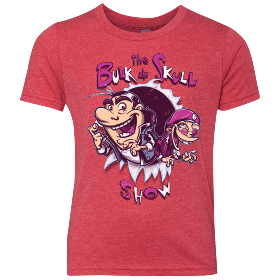 T-Shirts Vintage Red / YXS Bulk and Skull Show Youth Triblend T-Shirt