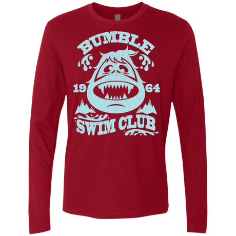 T-Shirts Cardinal / Small Bumble Club Men's Premium Long Sleeve
