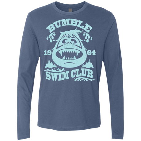 T-Shirts Indigo / Small Bumble Club Men's Premium Long Sleeve
