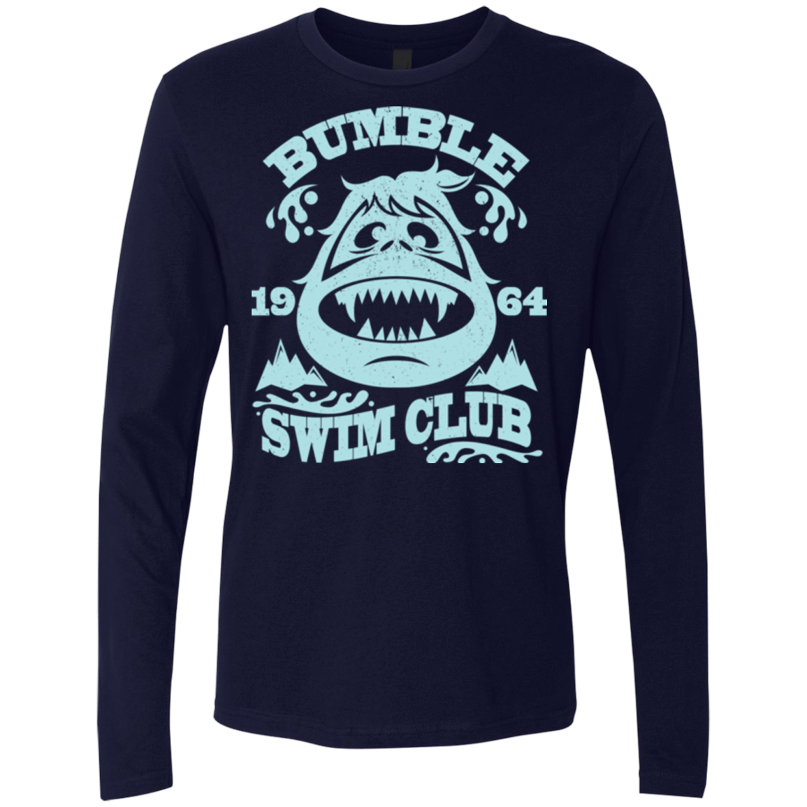 T-Shirts Midnight Navy / Small Bumble Club Men's Premium Long Sleeve