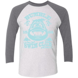 T-Shirts Heather White/Premium Heather / X-Small Bumble Club Triblend 3/4 Sleeve