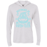 T-Shirts Heather White / X-Small Bumble Club Triblend Long Sleeve Hoodie Tee