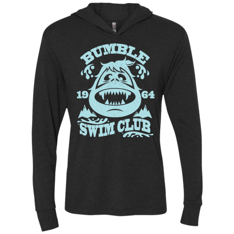 T-Shirts Vintage Black / X-Small Bumble Club Triblend Long Sleeve Hoodie Tee
