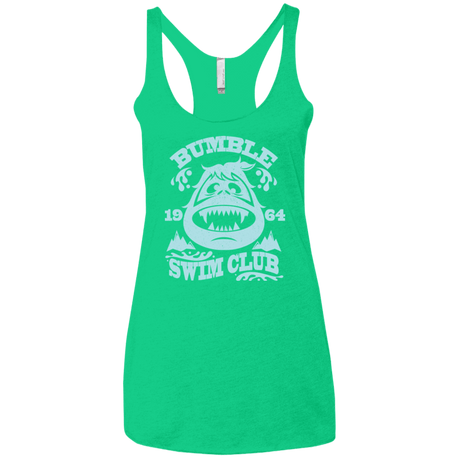 T-Shirts Envy / X-Small Bumble Club Women's Triblend Racerback Tank