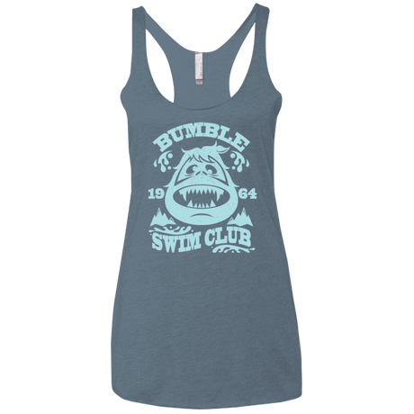 T-Shirts Indigo / X-Small Bumble Club Women's Triblend Racerback Tank