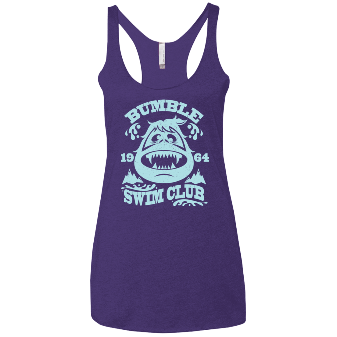 T-Shirts Purple / X-Small Bumble Club Women's Triblend Racerback Tank