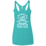 T-Shirts Tahiti Blue / X-Small Bumble Club Women's Triblend Racerback Tank