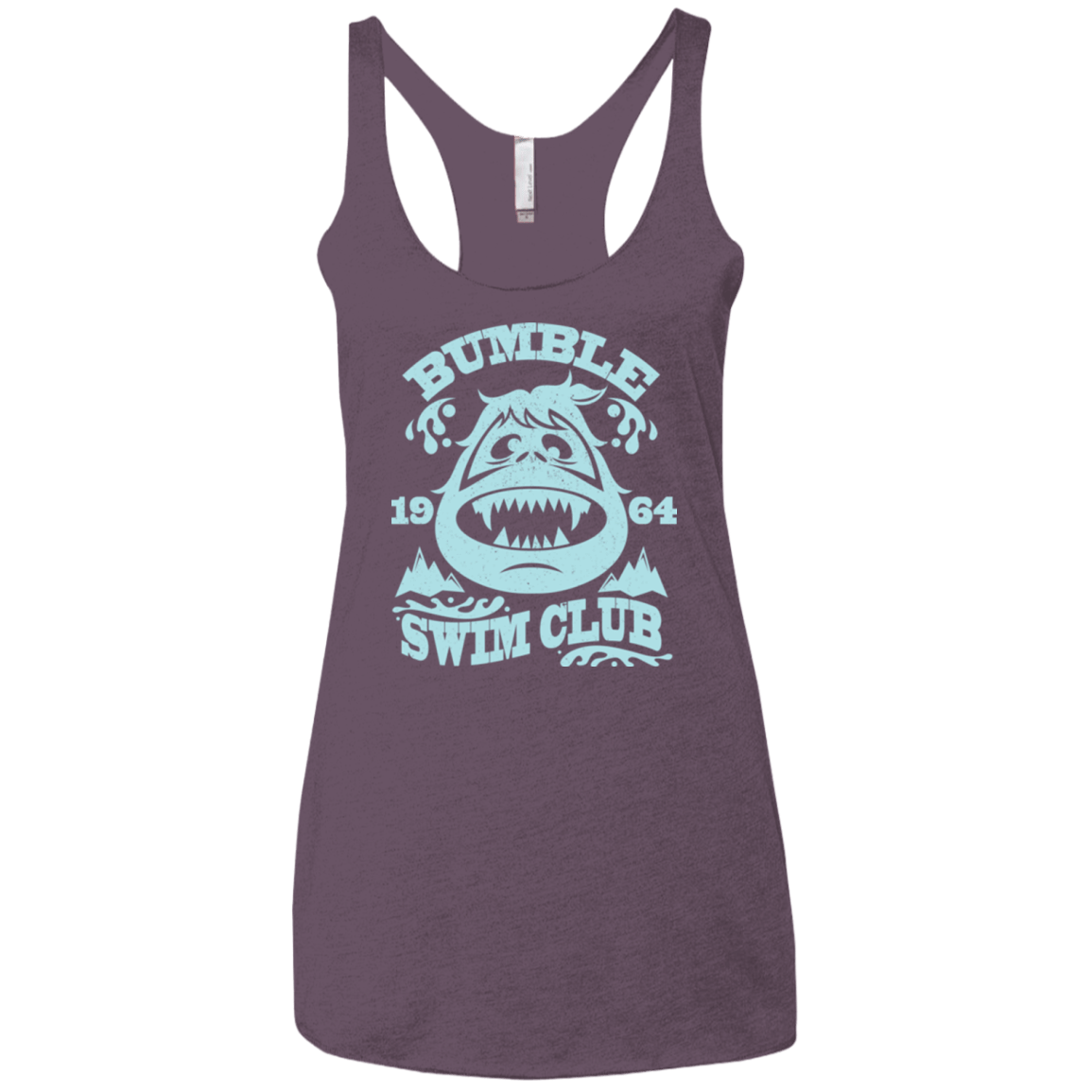 T-Shirts Vintage Purple / X-Small Bumble Club Women's Triblend Racerback Tank