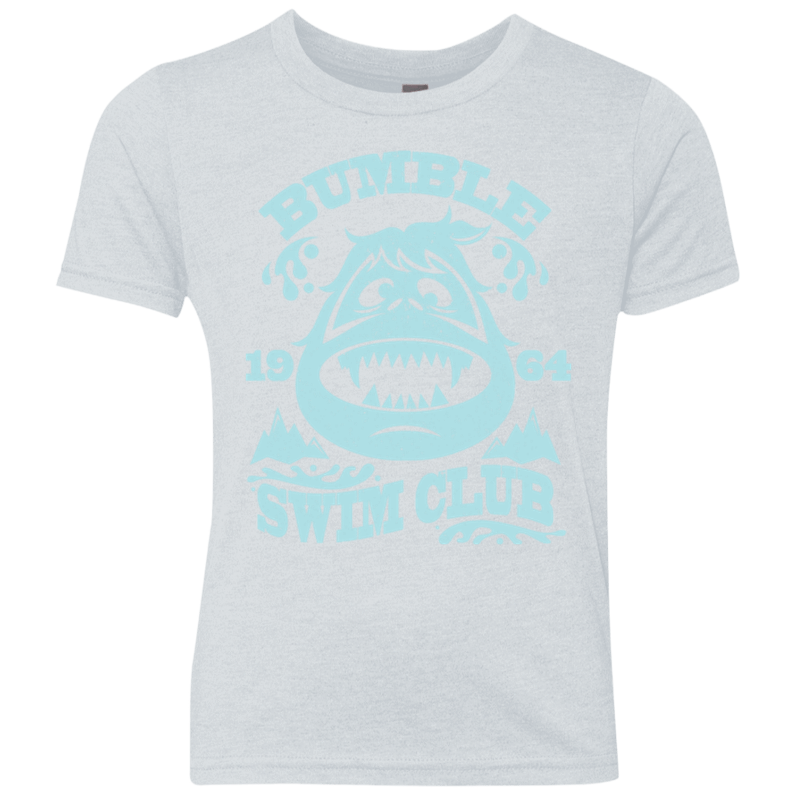 T-Shirts Heather White / YXS Bumble Club Youth Triblend T-Shirt