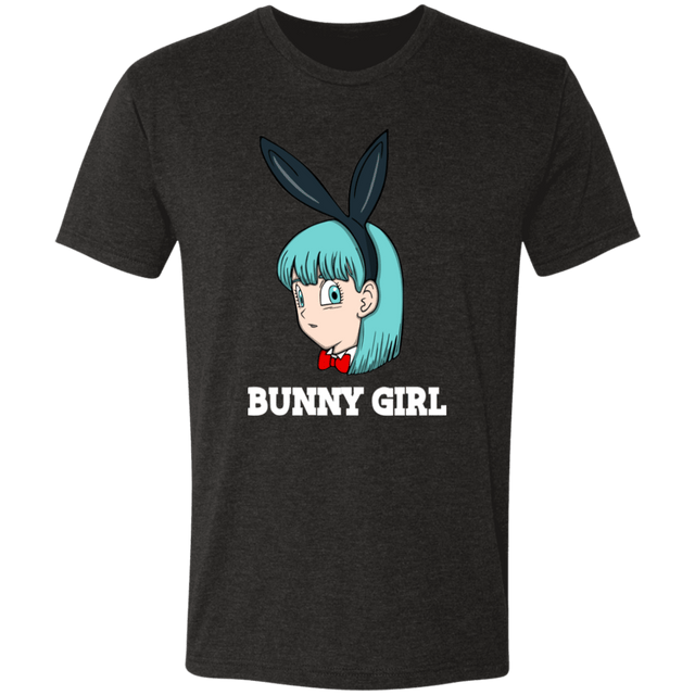 T-Shirts Vintage Black / S Bunny Girl Men's Triblend T-Shirt