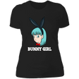 T-Shirts Black / X-Small Bunny Girl Women's Premium T-Shirt