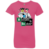 T-Shirts Hot Pink / YXS Bunsen & Beaker Girls Premium T-Shirt