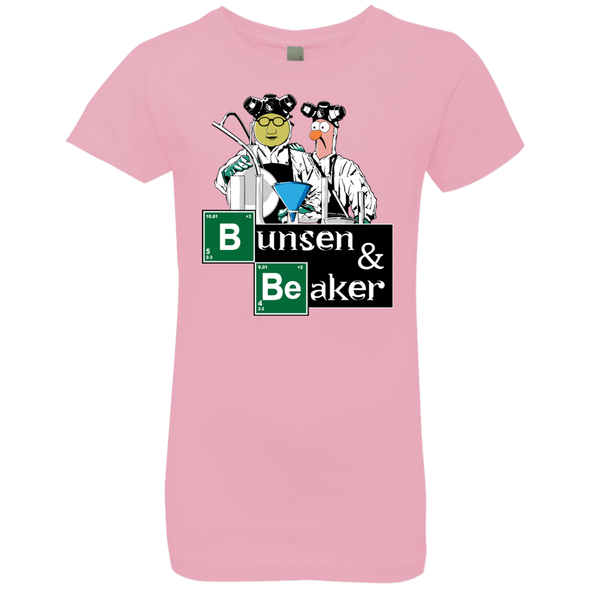 T-Shirts Light Pink / YXS Bunsen & Beaker Girls Premium T-Shirt