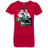 T-Shirts Red / YXS Bunsen & Beaker Girls Premium T-Shirt