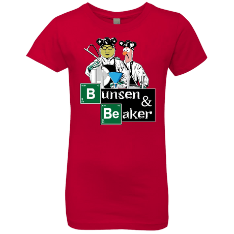 T-Shirts Red / YXS Bunsen & Beaker Girls Premium T-Shirt