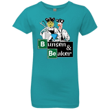 T-Shirts Tahiti Blue / YXS Bunsen & Beaker Girls Premium T-Shirt