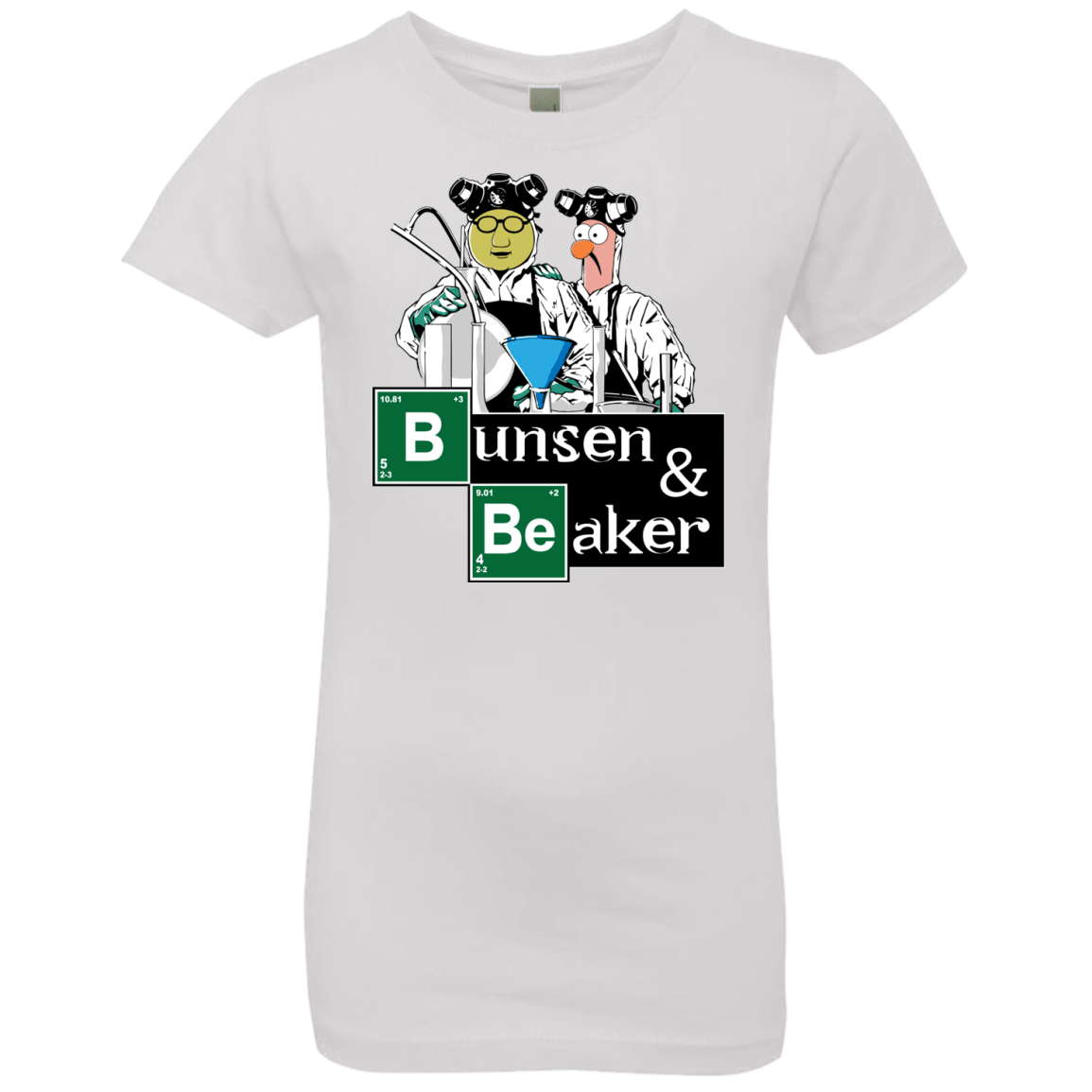 T-Shirts White / YXS Bunsen & Beaker Girls Premium T-Shirt