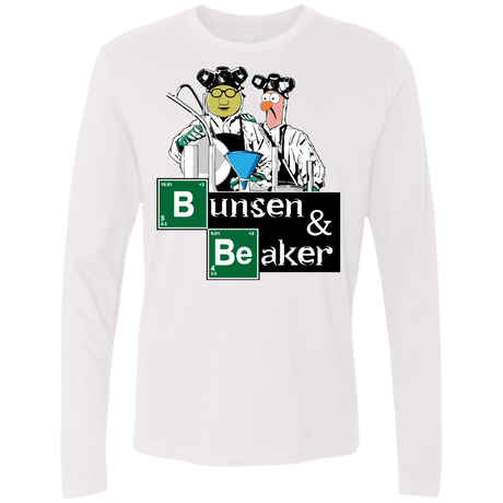 T-Shirts White / Small Bunsen & Beaker Men's Premium Long Sleeve