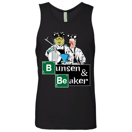 T-Shirts Black / Small Bunsen & Beaker Men's Premium Tank Top