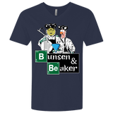 T-Shirts Midnight Navy / X-Small Bunsen & Beaker Men's Premium V-Neck