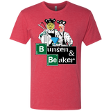 T-Shirts Vintage Red / Small Bunsen & Beaker Men's Triblend T-Shirt