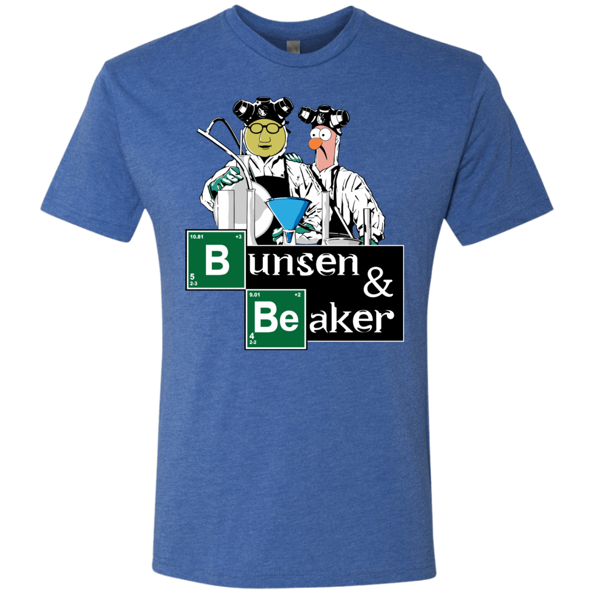 T-Shirts Vintage Royal / Small Bunsen & Beaker Men's Triblend T-Shirt