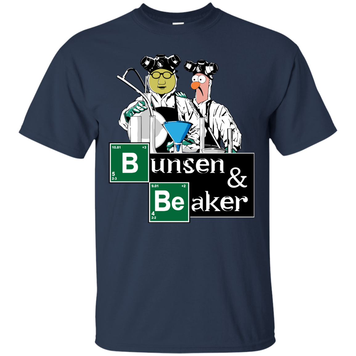 T-Shirts Navy / Small Bunsen & Beaker T-Shirt