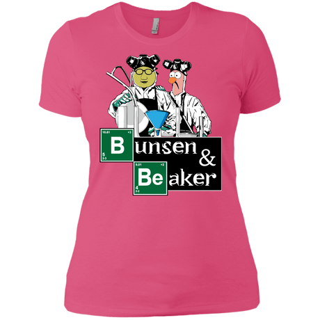 T-Shirts Hot Pink / X-Small Bunsen & Beaker Women's Premium T-Shirt