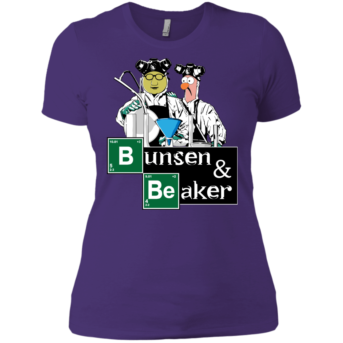 T-Shirts Purple / X-Small Bunsen & Beaker Women's Premium T-Shirt