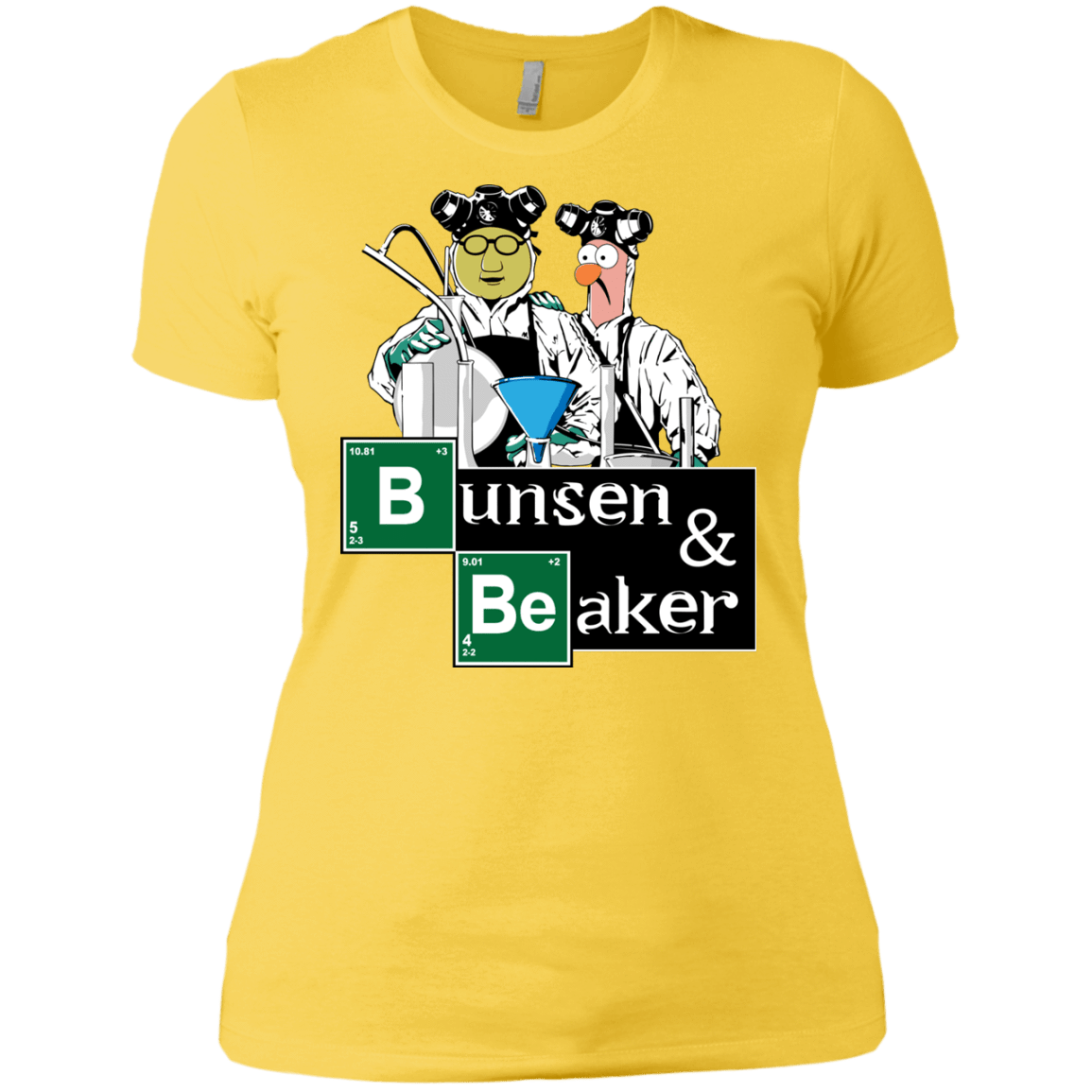 T-Shirts Vibrant Yellow / X-Small Bunsen & Beaker Women's Premium T-Shirt