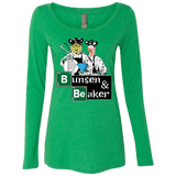 T-Shirts Envy / Small Bunsen & Beaker Women's Triblend Long Sleeve Shirt