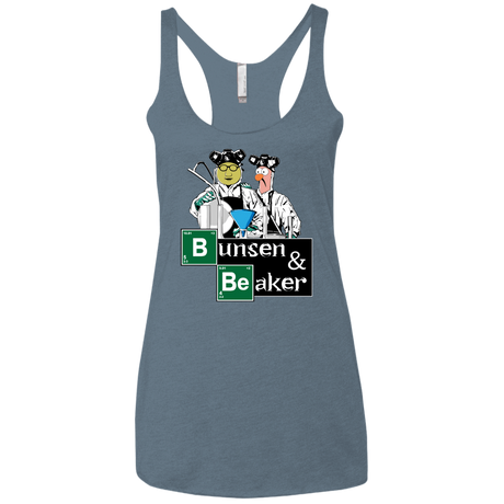 T-Shirts Indigo / X-Small Bunsen & Beaker Women's Triblend Racerback Tank